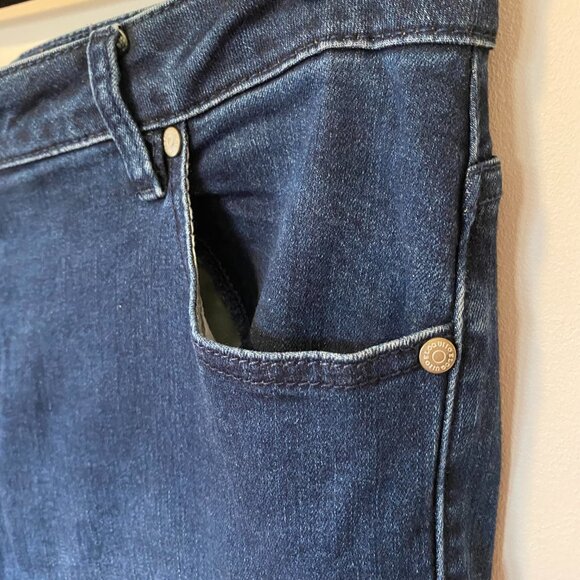 Eloquii Olivia Sculpting High Rise Skinny Jean Size 18 Regular Dark Wash EUC - Picture 3 of 11